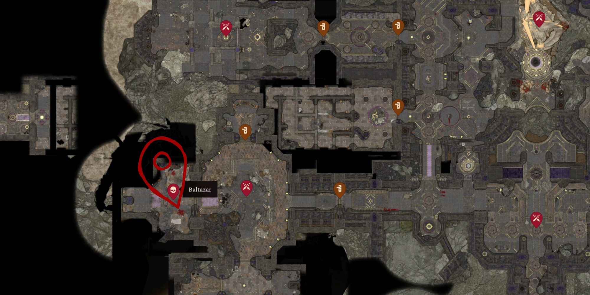 Baldur gate 3 завершить оружейный шедевр. Skullport. Skullport Map.