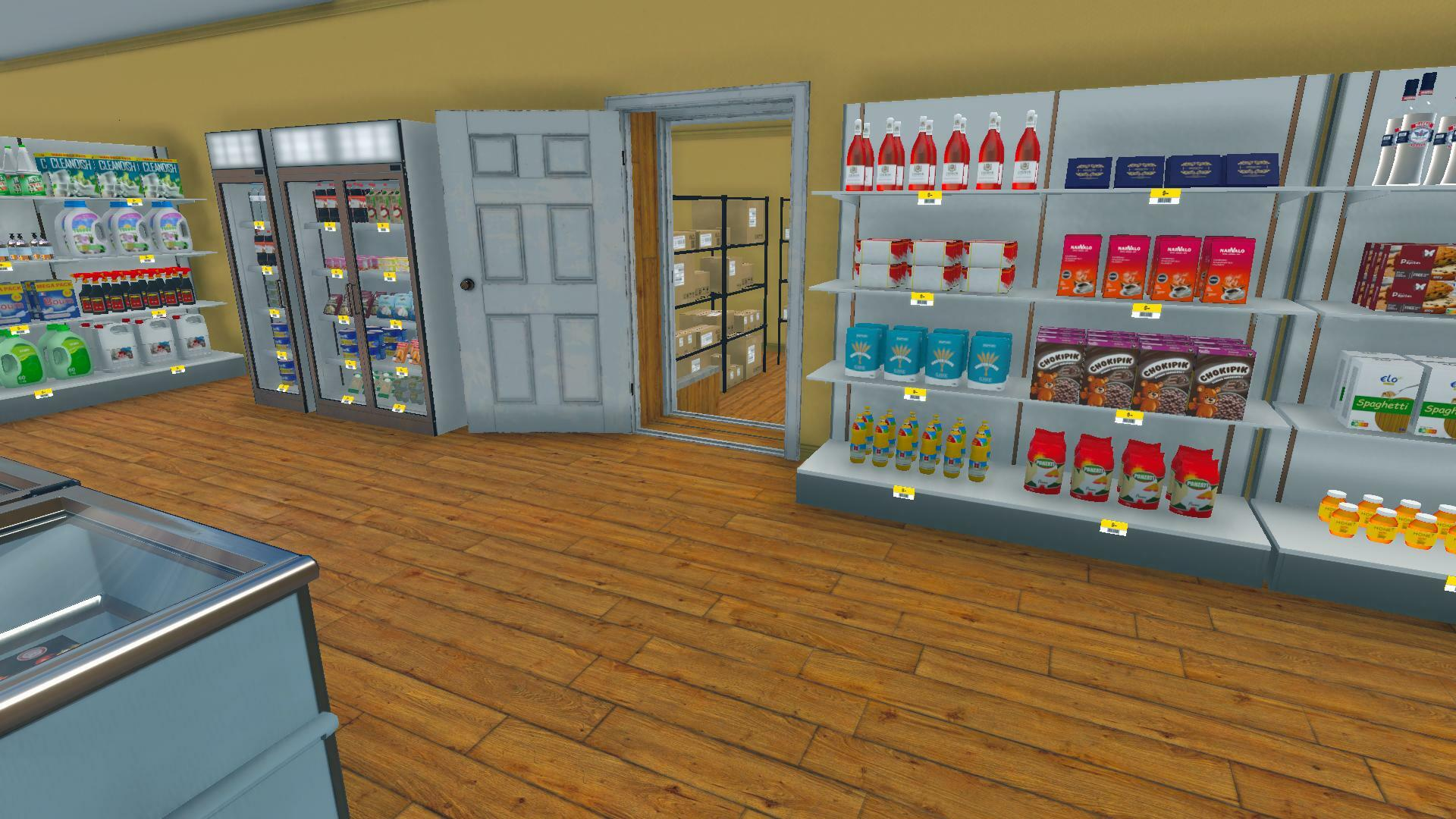 Supermarket simulator игра на русском