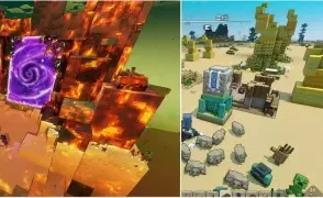 Minecraft Legends: Как разрушать строения