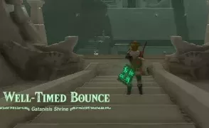 The Legend of Zelda: Tears of the Kingdom - Прохождение Gatanisis Shrine (A Well-Timed Bounce)