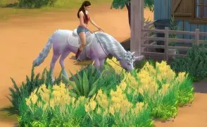 The Sims 4: Horse Ranch - Как получить траву прерии (и как она работает)