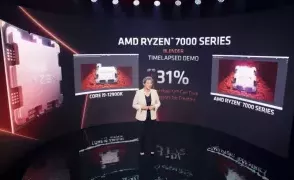 AMD демонстрирует еще не выпущенный процессор Ryzen 7000 с частотой 5,5 ГГц, превосходящий Core i9 12900K от Intel