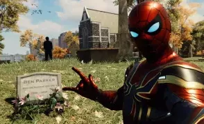 Абсурдный мод для Marvel's Spider-Man позволяет геймерам играть в роли надгробия дяди Бена