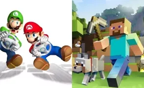 Игроки Minecraft создают грибное ущелье из Mario Kart Wii