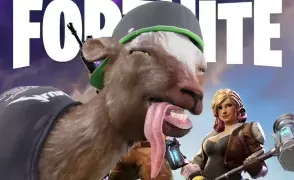 Fortnite получает скин козла из Goat Simulator в причудливом кроссовере